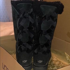 UGG Bailey Bow Tall black